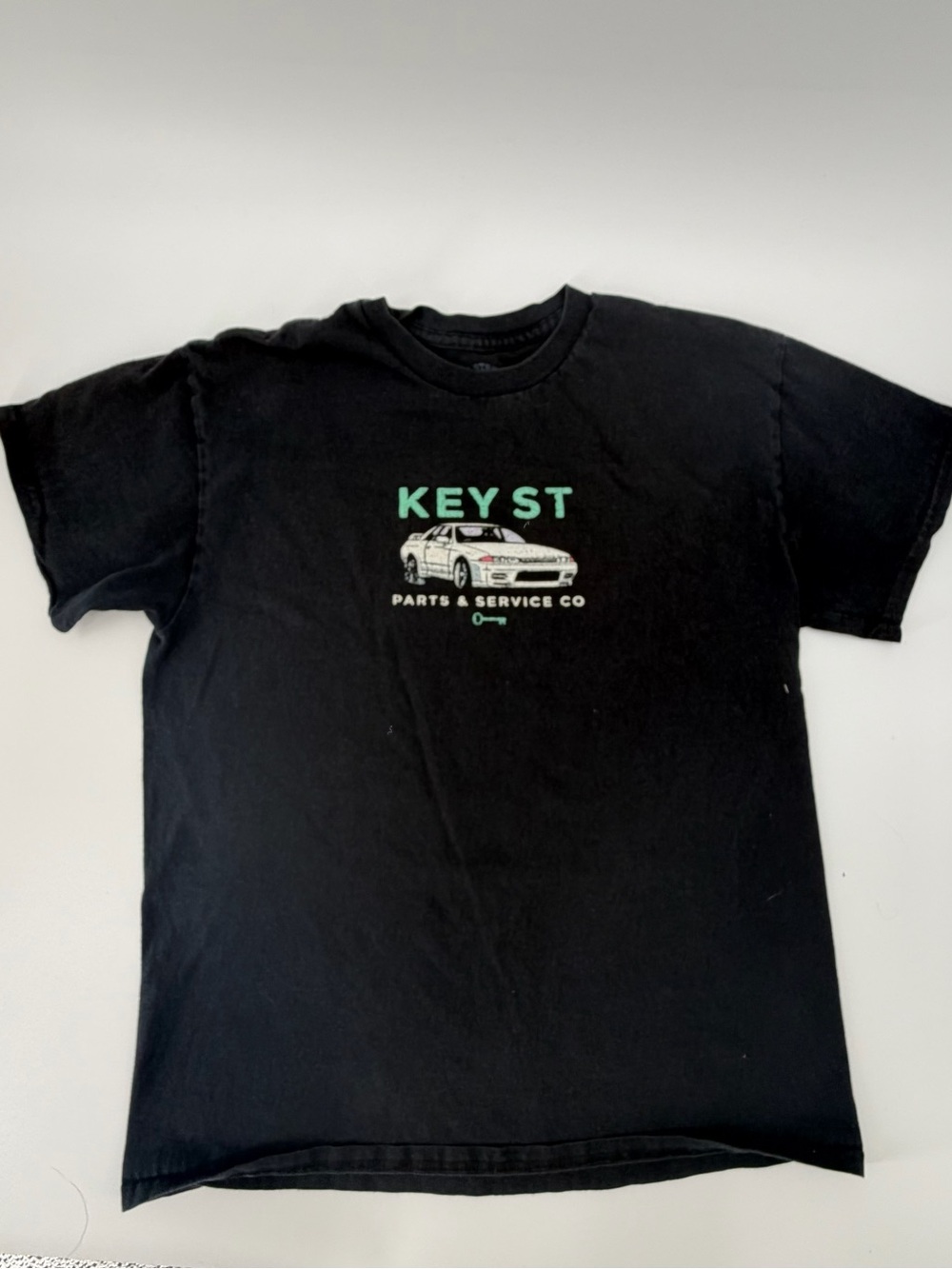 KEY ST Black Graphic Tee - Car Parts Logo - Picture 2 of 4